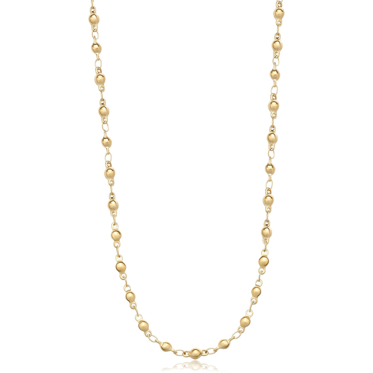 Collana lunga S’Agapõ Chunky SHK89 dorata a pallini – principale