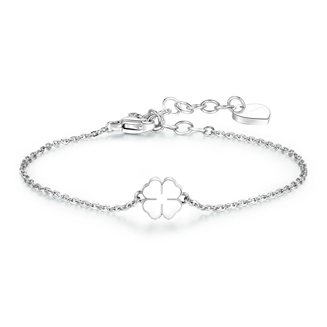 Bracciale S'Agapõ Click SCK10 donna quadrifoglio-2b Gioielli