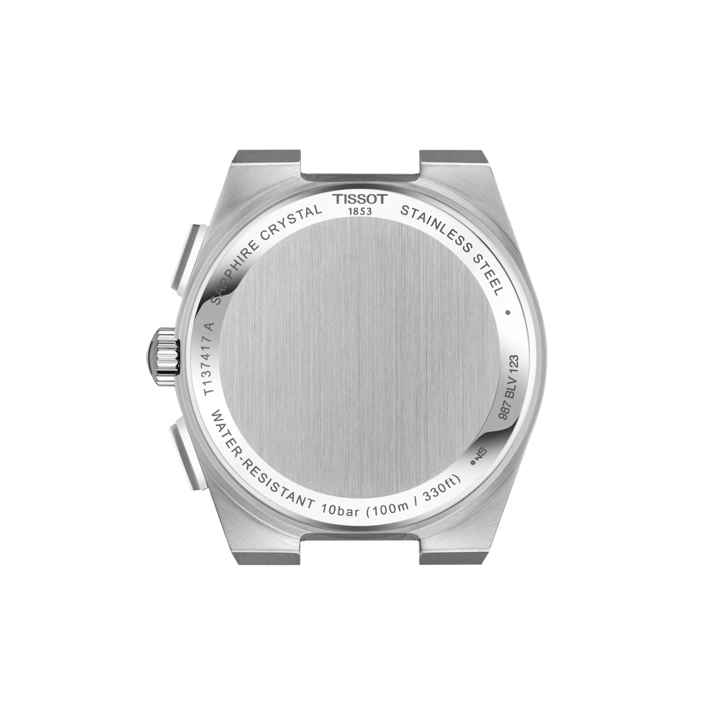Tissot PRX Chronograph T137.417.11.031.00, vista posteriore