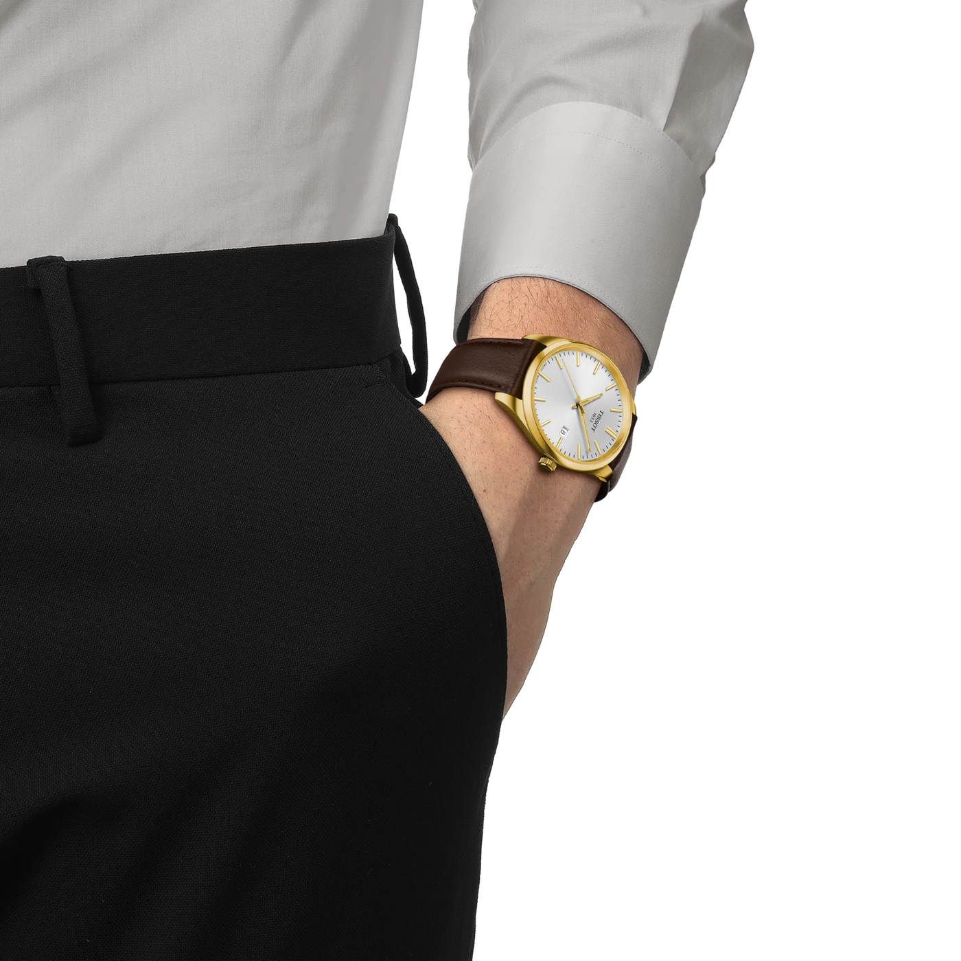 Tissot PR 100 T150.410.36.391.00 – 40 mm argento e oro-2b Gioielli