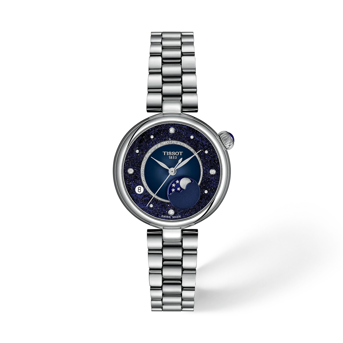 Tissot Desir Moonphase T152.223.11.496.00 Blu 29,6 mm-2b Gioielli