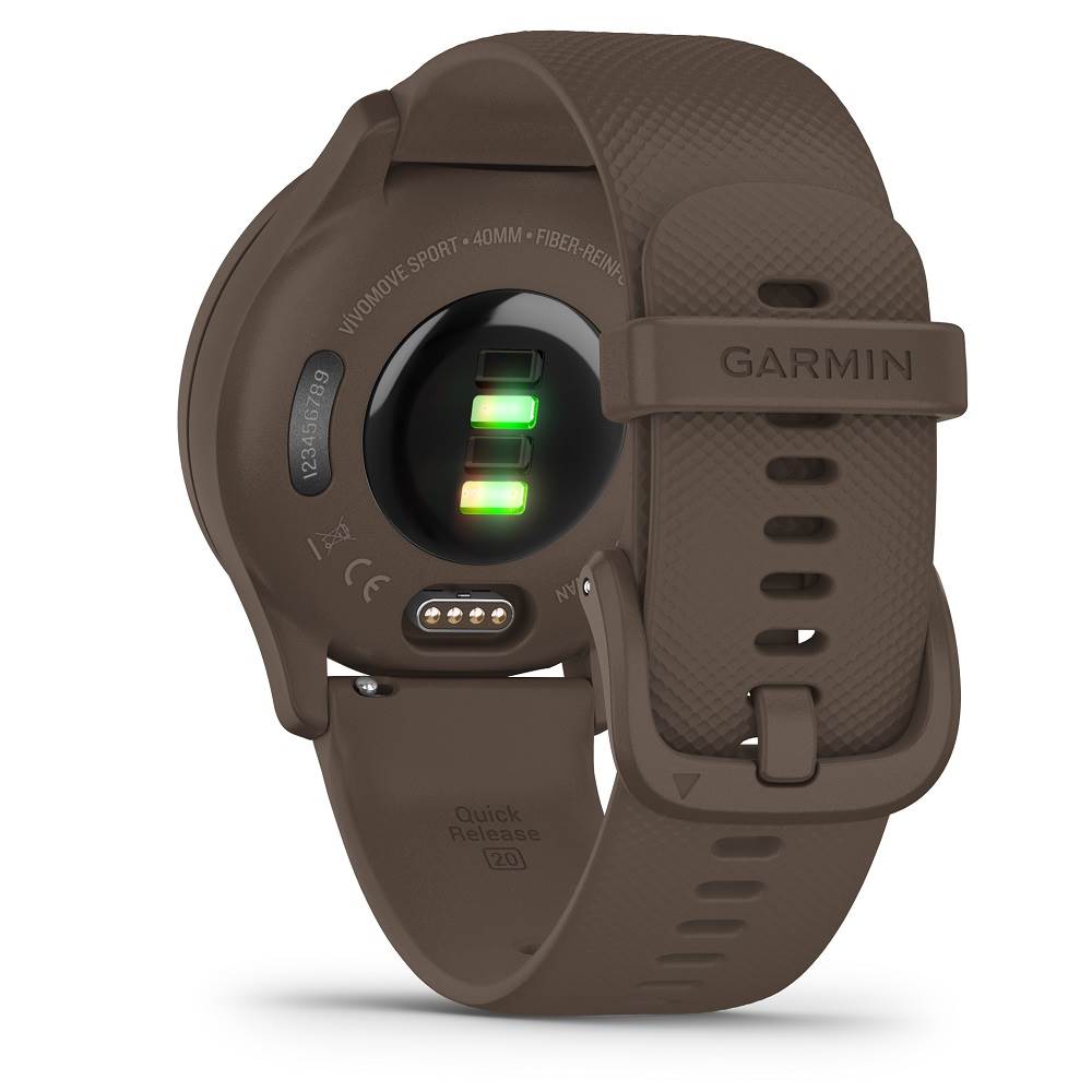 Orologio Garmin Vivomove Sport 010-02566-02 cacao 40 mm donna hybrid smartwatch-2b Gioielli
