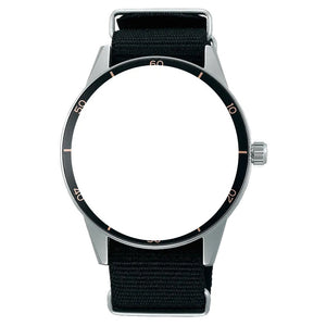 Cinturino Seiko originale L0LL011J0 in tessuto NATO nero per Seiko 5 Solid Boy - Presage ansa mm 20-2b Gioielli