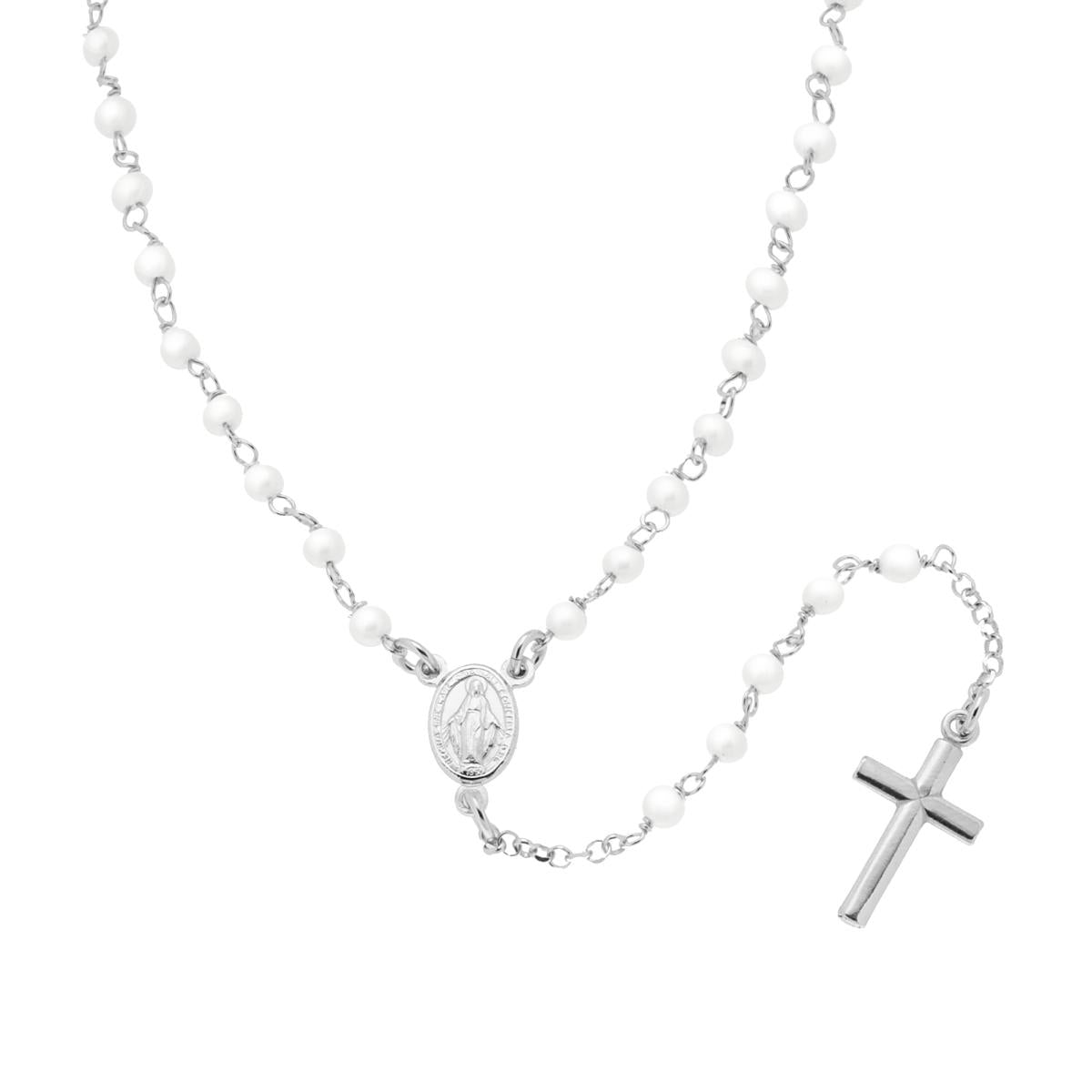 Collana argento rosario uomo donna-2b Gioielli