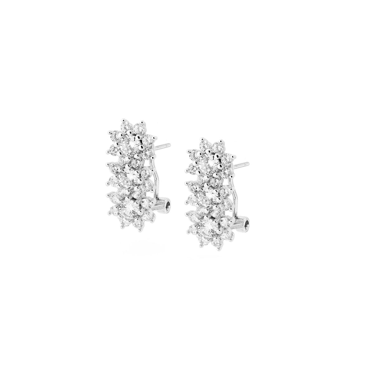 Orecchini argento clip donna-2b Gioielli