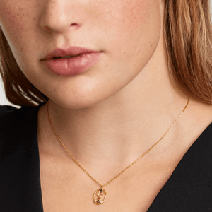 Collana PdPaola CO01-351-U Zodiac Constellation Scorpione argento placcato oro 18 K-2b Gioielli