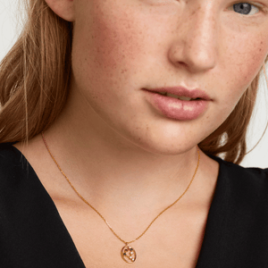 Collana PdPaola CO01-353-U Zodiac Constellation Capricorno argento placcato oro 18 K-2b Gioielli