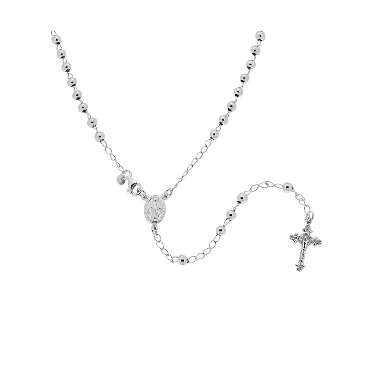 Collana argento rosario uomo donna-2b Gioielli