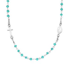 Collana argento rosario donna-2b Gioielli