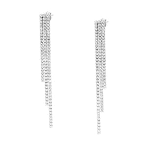 Orecchini argento triplo filo donna-2b Gioielli
