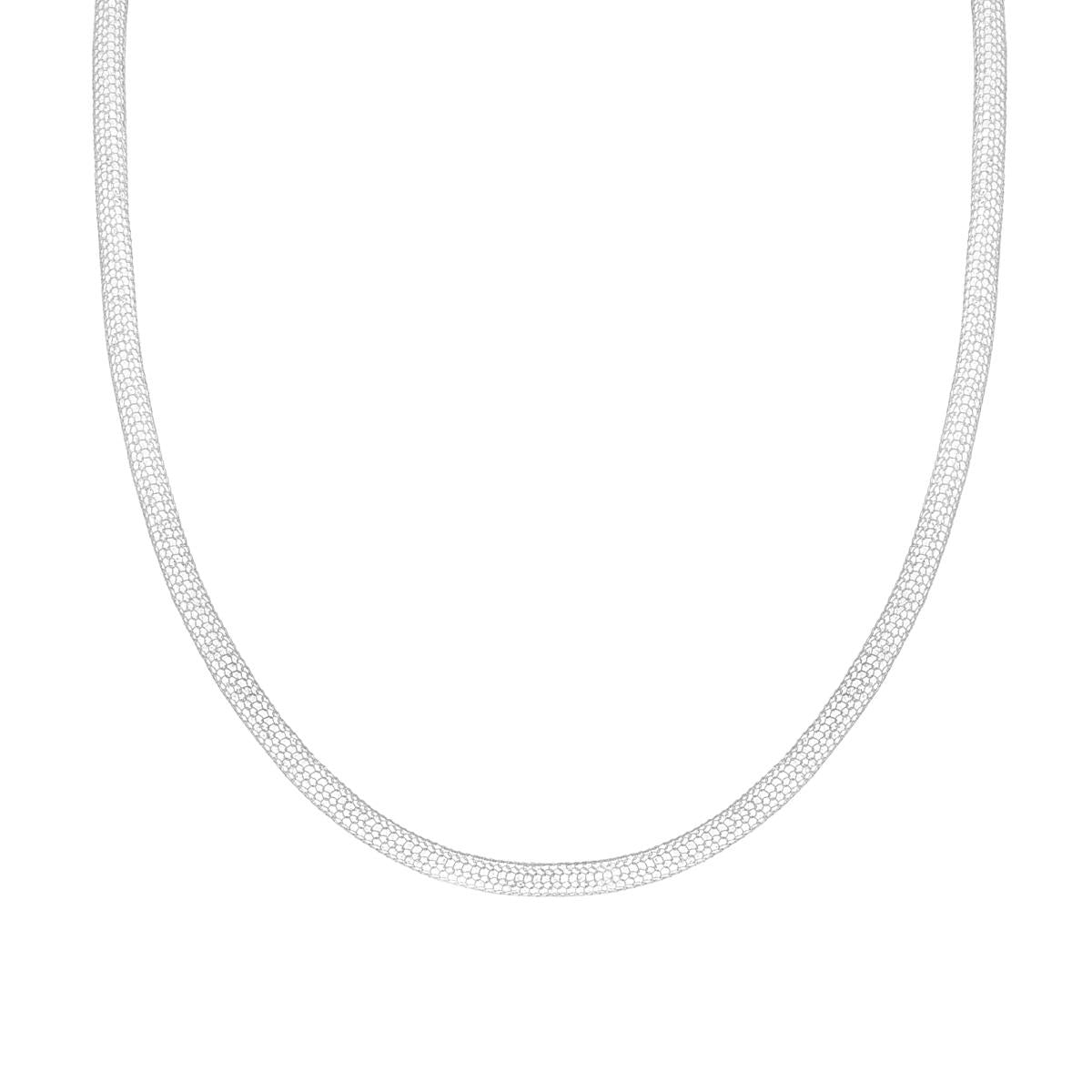 Collana argento maglia calza donna-2b Gioielli