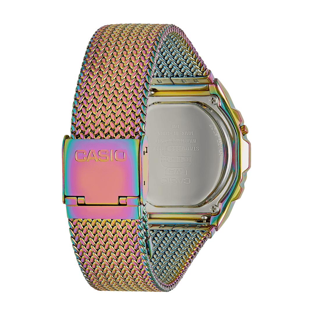 Orologio Casio Vintage A1000PRW-1ER Pink Rainbow Limited Edition-2b Gioielli