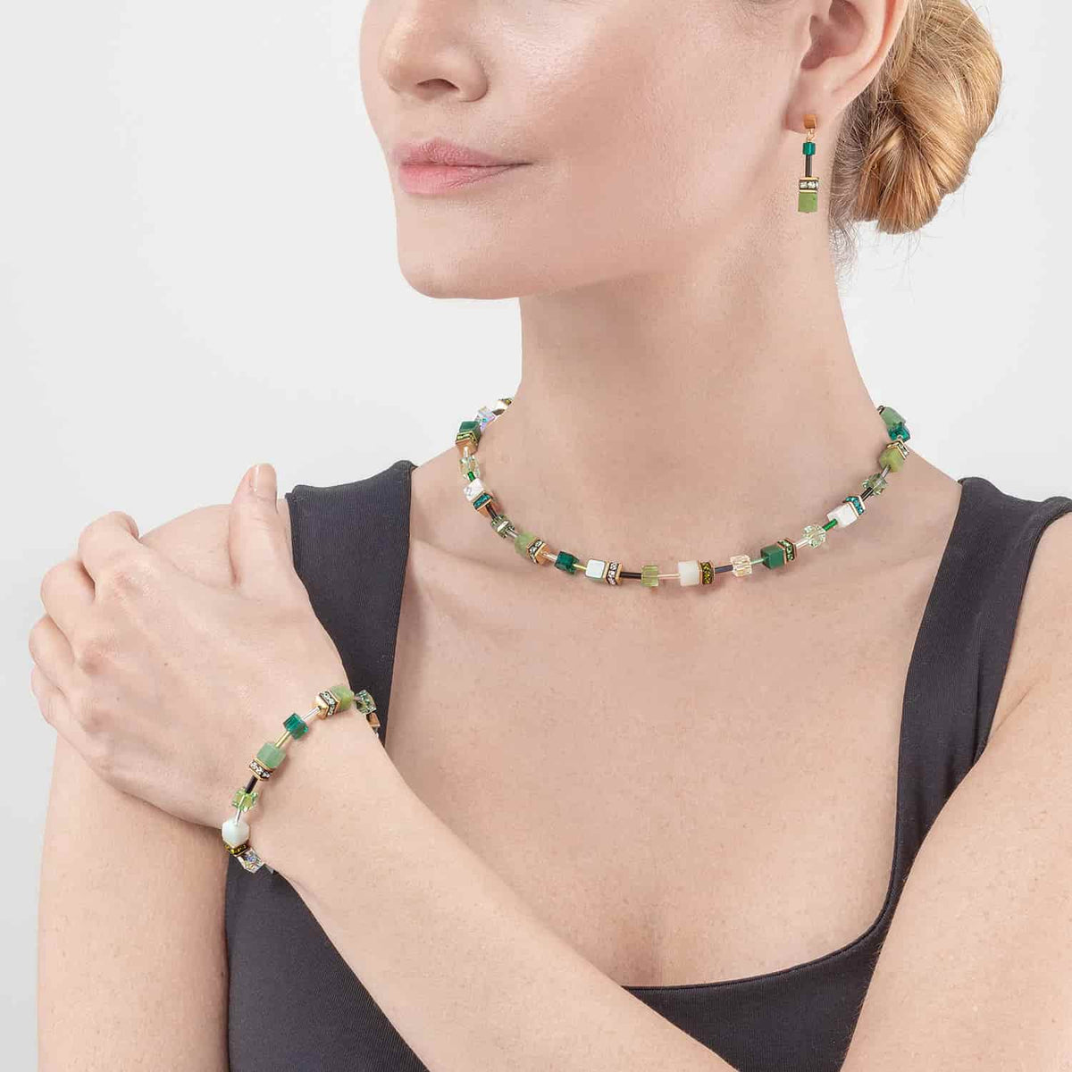 Collana Coeur de Lion Geocube 4905100500 Iconic Precious donna-2b Gioielli