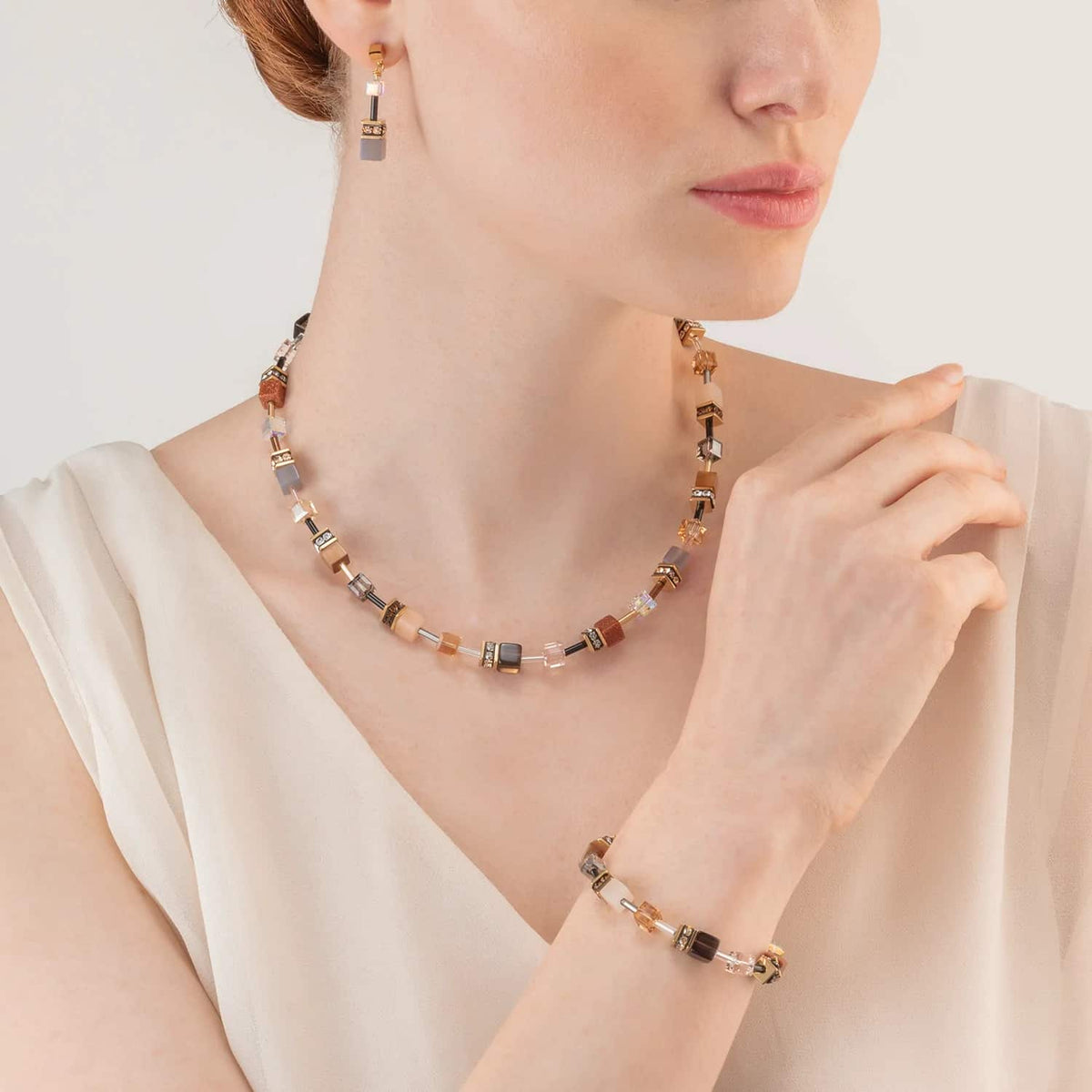 Collana Coeur de Lion Geocube 4905101100 Iconic Precious donna-2b Gioielli
