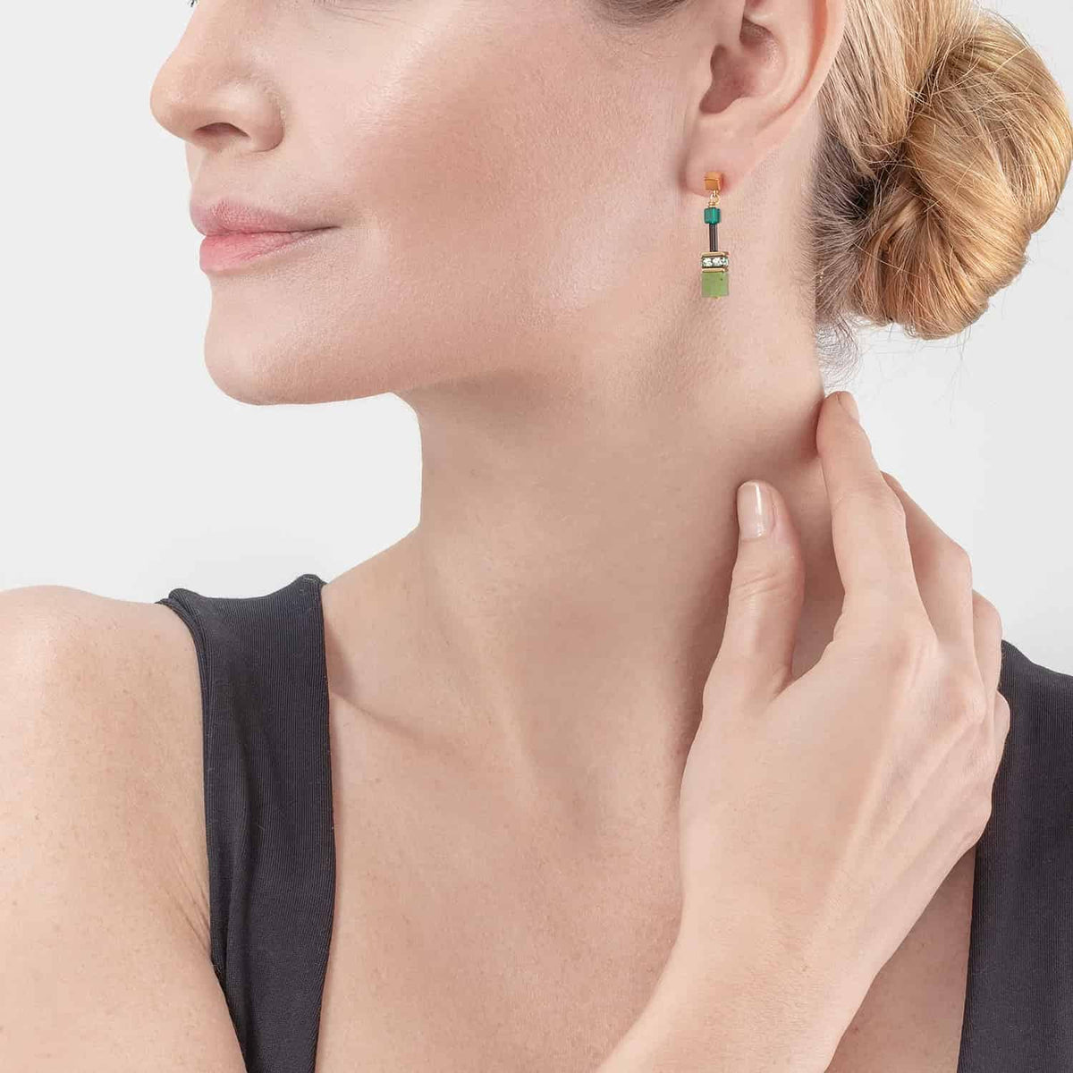 Orecchini Coeur de Lion Geocube 4905210500 Iconic Precious donna-2b Gioielli