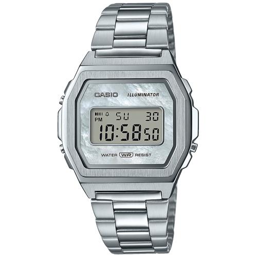 Orologio Casio Vintage A1000D-7EF Iconic Premium madreperla 38 mm-2b Gioielli