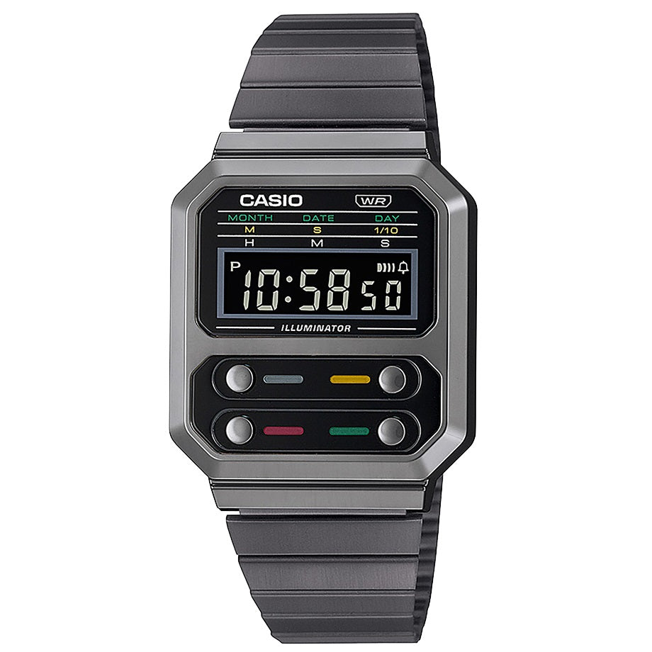 Orologio Casio Vintage A100WEGG-1AEF nero-2b Gioielli