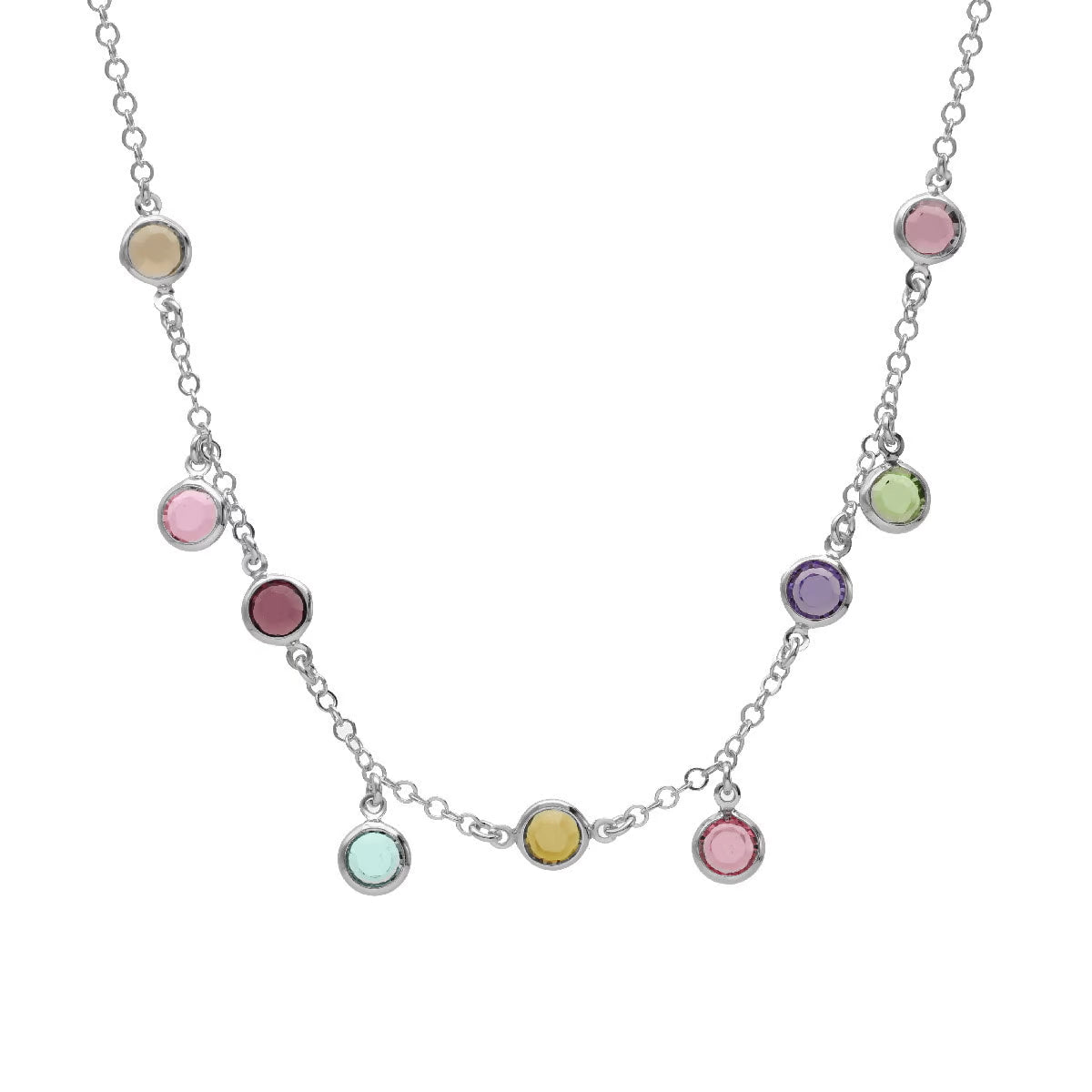 Collana Victoria Cruz Basic A3067-MHG argento donna-2b Gioielli