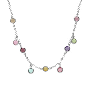 Collana Victoria Cruz Basic A3067-MHG argento donna-2b Gioielli