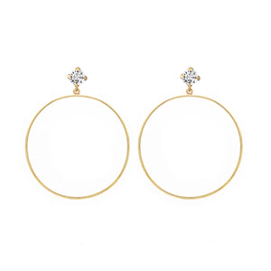 Orecchini Victoria Cruz Hoop A3542-35T argento donna-2b Gioielli