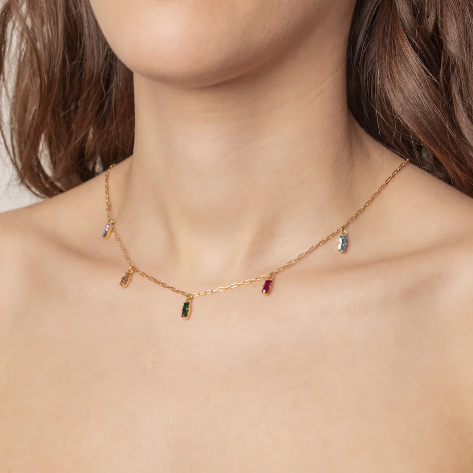 Collana Victoria Cruz Macedonia A3663-MDG argento donna-2b Gioielli