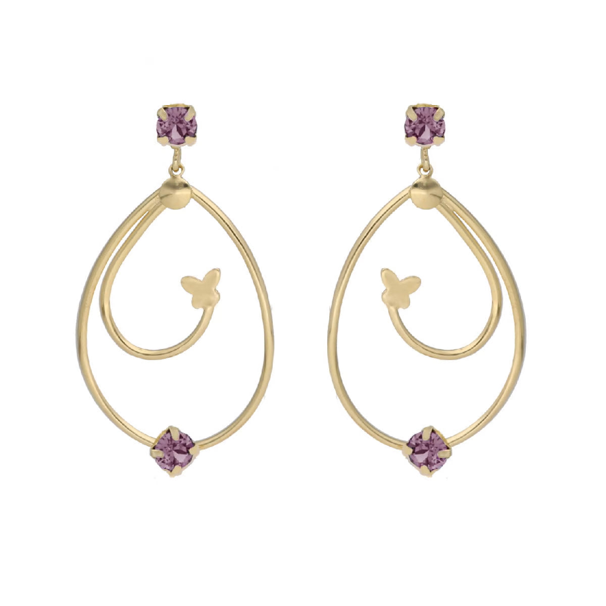 Orecchini Victoria Cruz Cynthia A4177-05DT argento donna-2b Gioielli