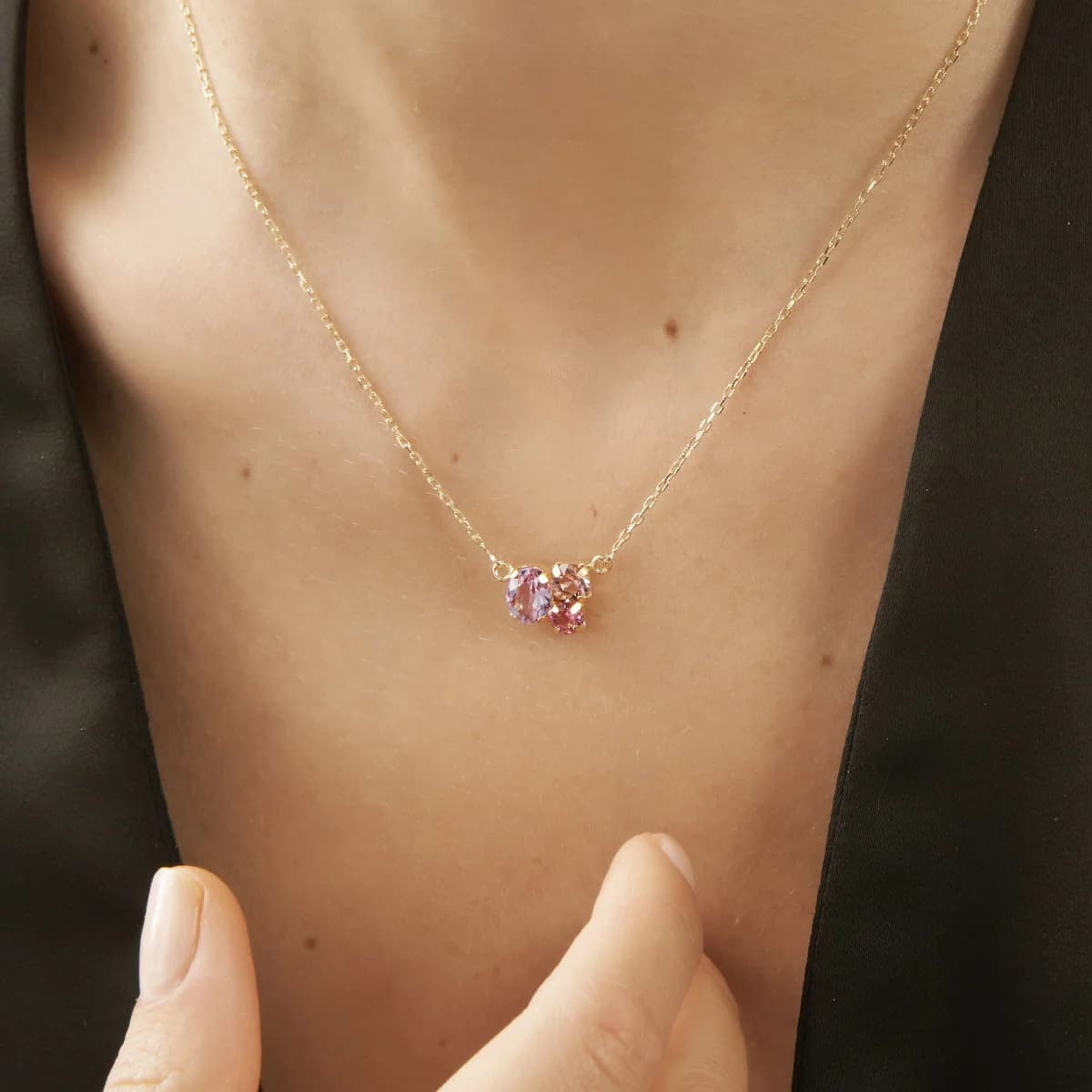 Collana Victoria Cruz Alexandra A4204-31DG argento donna-2b Gioielli