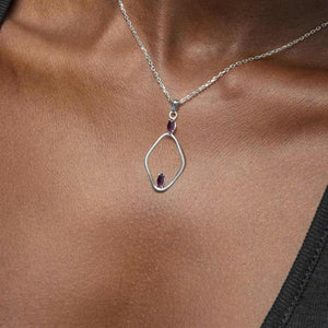 Collana Victoria Cruz Etnia A4289-11HG argento donna-2b Gioielli