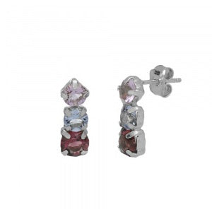 Orecchini Victoria Cruz Velvet A4330-MHT argento donna-2b Gioielli