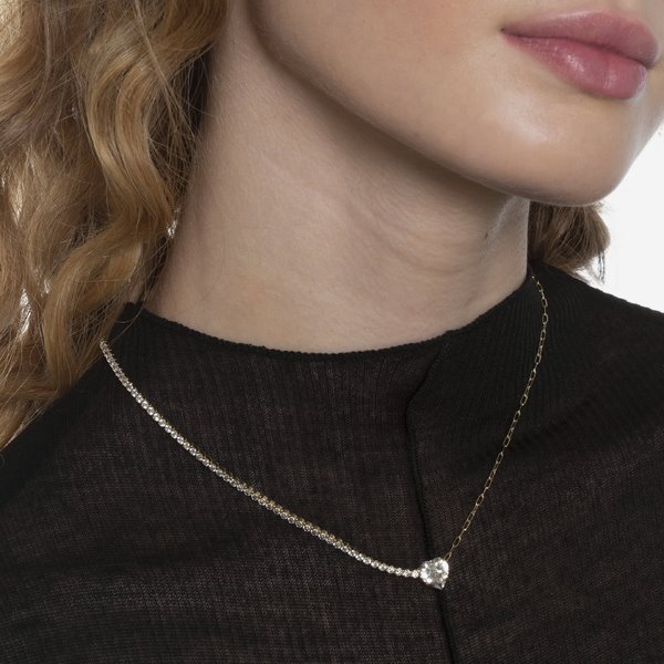 Collana Victoria Cruz A4427-07DG argento donna-2b Gioielli