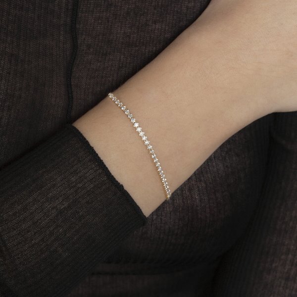 Bracciale Victoria Cruz A4431-07DP argento donna-2b Gioielli