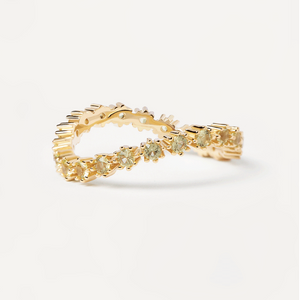 Anello PdPaola Motion Green Tide AN01-461-14 donna misura 14-2b Gioielli
