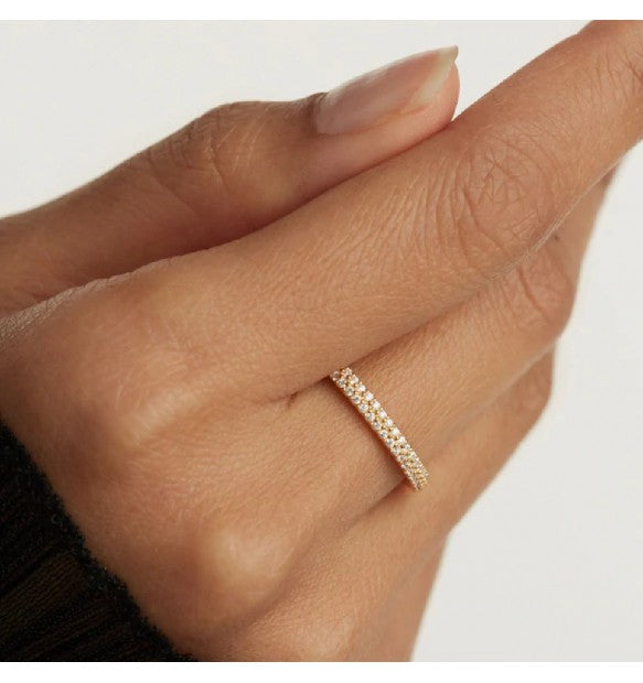 Anello PdPaola AN01-665-12 Essentials Tirara donna argento-2b Gioielli