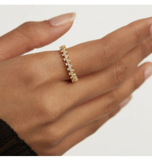 Anello PdPaola AN01-670-14 Essentials Crown donna argento-2b Gioielli