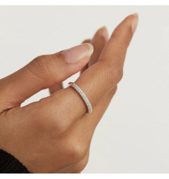 Anello PdPaola AN02-665-12 Essentials Tirara donna argento-2b Gioielli