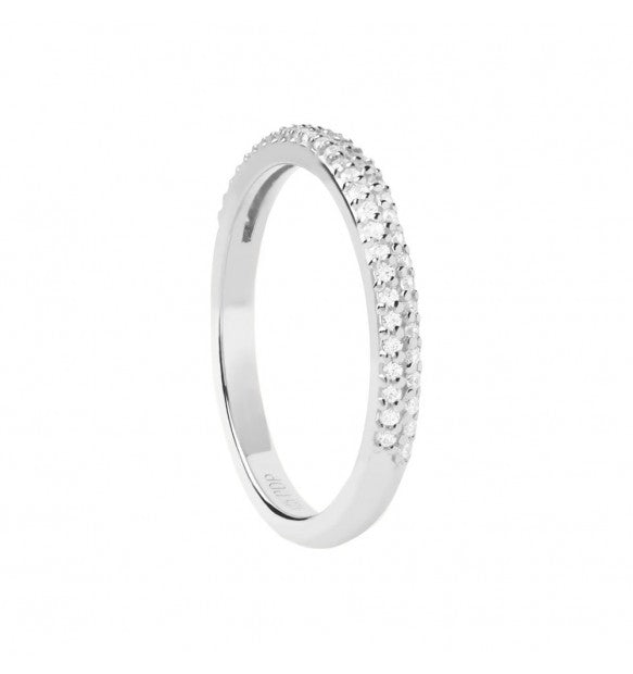 Anello PdPaola AN02-665-12 Essentials Tirara donna argento-2b Gioielli