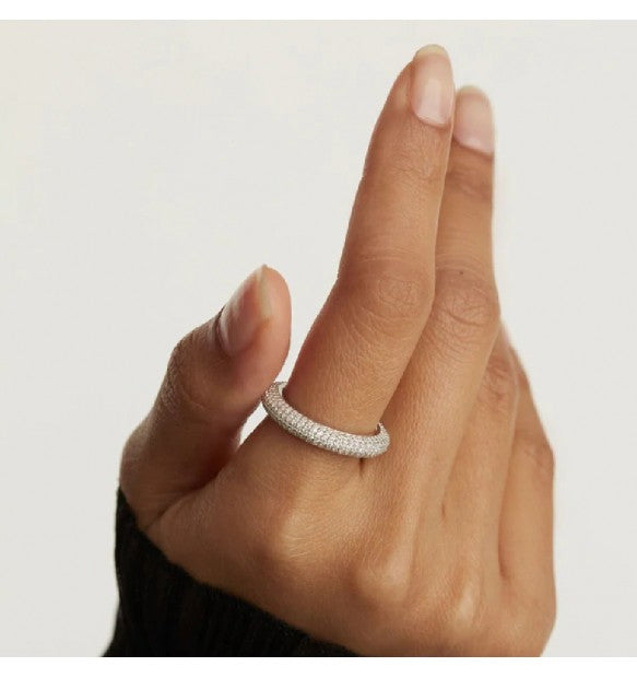 Anello PdPaola AN02-669-14 Essentials King donna argento-2b Gioielli