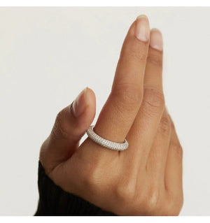 Anello PdPaola AN02-669-12 Essentials King donna argento-2b Gioielli