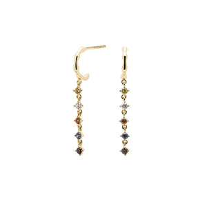 Orecchini PdPaola AR01-303-U Five Sage in argento 925 placcato oro 18 Kt-2b Gioielli