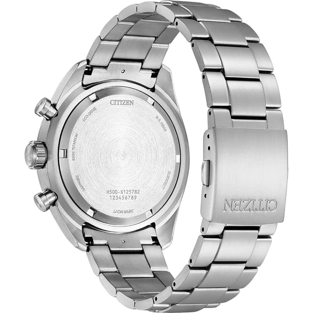 Orologio Citizen Super Titanio AT2480-81E cronografo uomo 43 mm-2b Gioielli