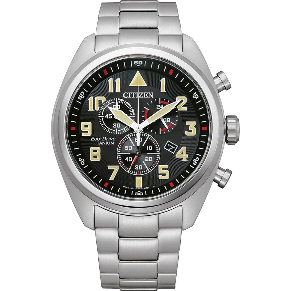 Orologio Citizen Super Titanio AT2480-81E cronografo uomo 43 mm-2b Gioielli