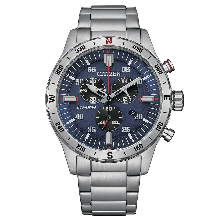 Orologio Citizen Of Outdoor Crono AT2520-89L uomo 43 mm-2b Gioielli