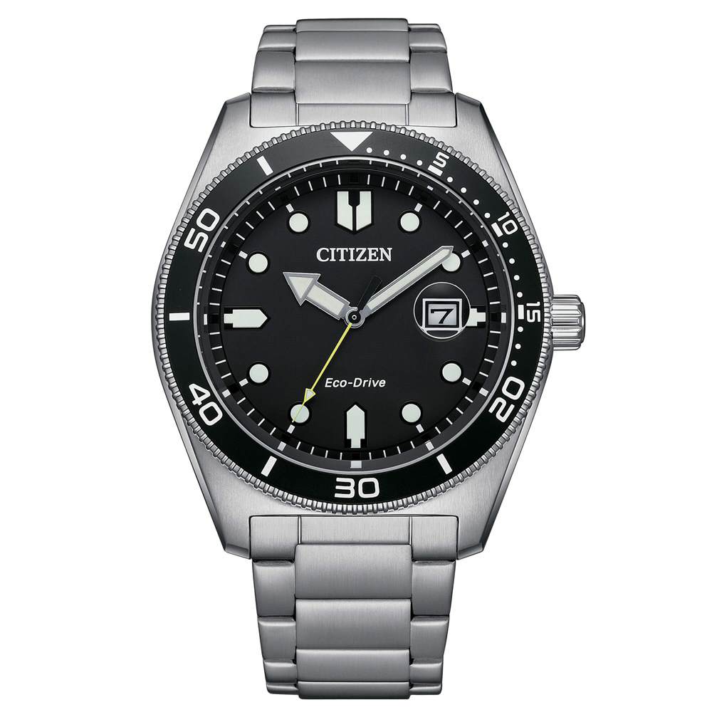 Orologio Citizen Of Marine AW1760-81E nero uomo 43 mm-2b Gioielli
