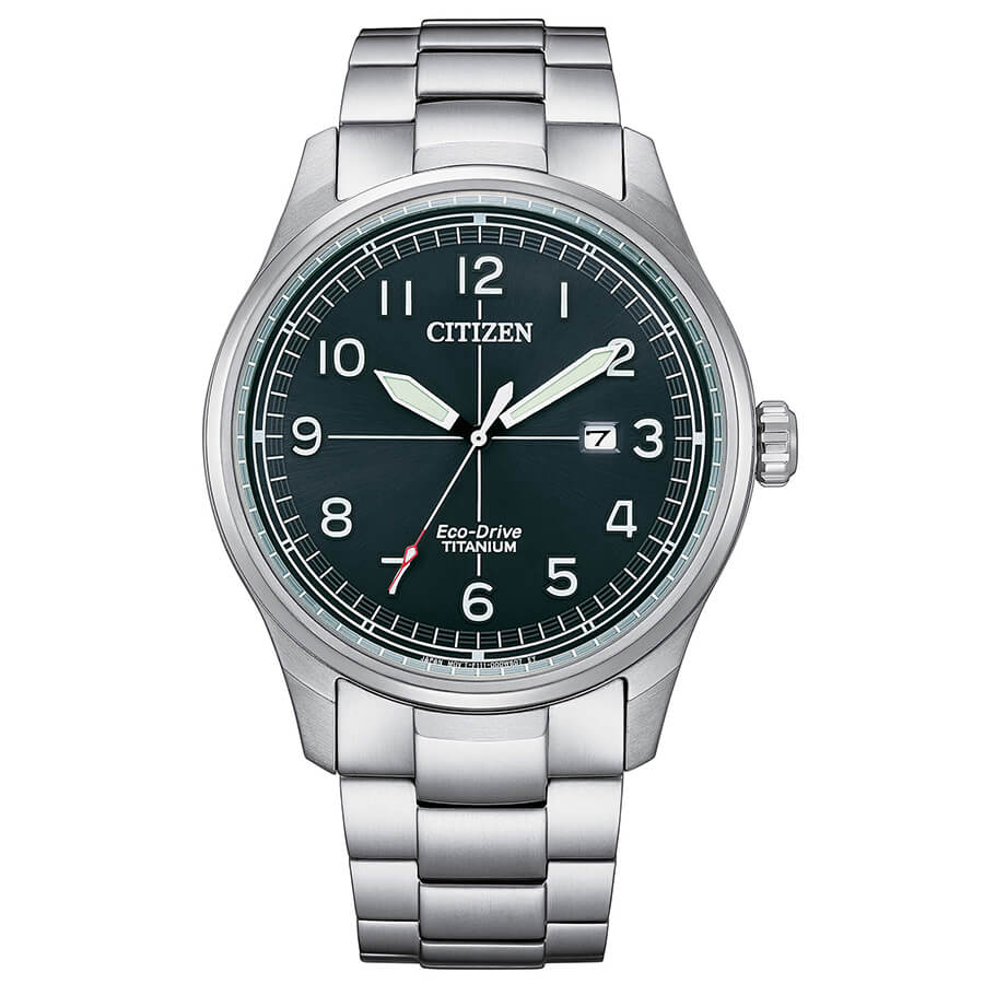 Orologio Citizen Super Titanium BM7570-80X verde uomo-2b Gioielli