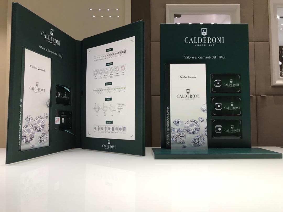 Diamante Calderoni by Damiani 0,18 carati VS-H-2b Gioielli