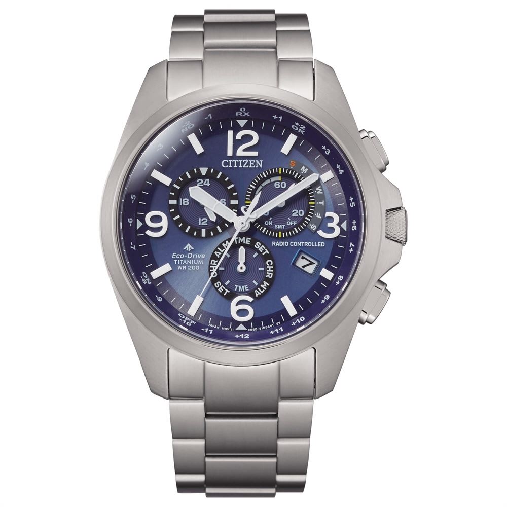 Orologio Citizen Radiocontrollato CB5930-82L Crono Pilot uomo-2b Gioielli