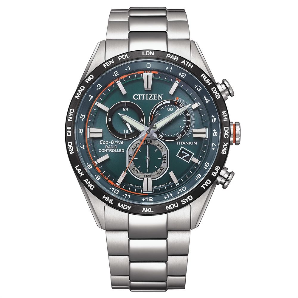 Orologio Citizen Radiocontrollato CB5946-82X H660 uomo 42 mm-2b Gioielli