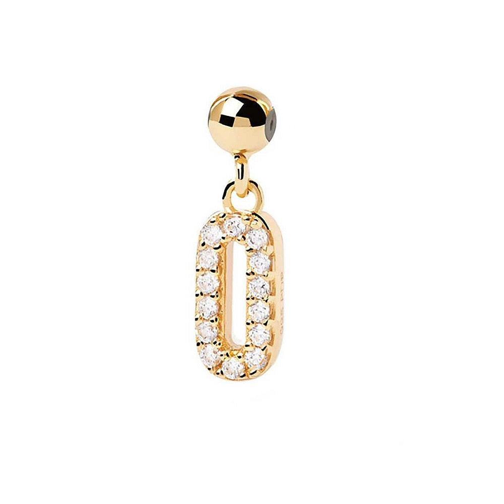 Passante Pdpaola Charms CH01-010-U Numero 0 donna-2b Gioielli