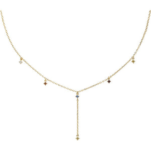 Collana PdPaola CO01-194-U Five Mana in argento 925 placcato oro 18 Kt-2b Gioielli