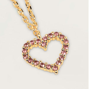 Collana PdPaola Ultra Basic CO01-224-U Lavander Heart donna-2b Gioielli